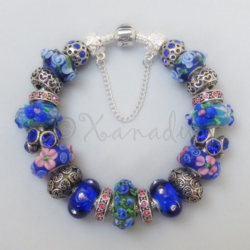 pandora bracelet blue