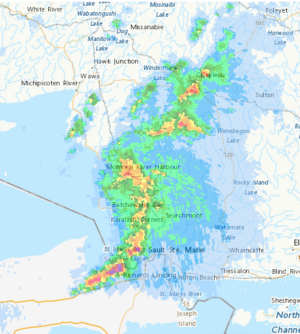 montreal river radar