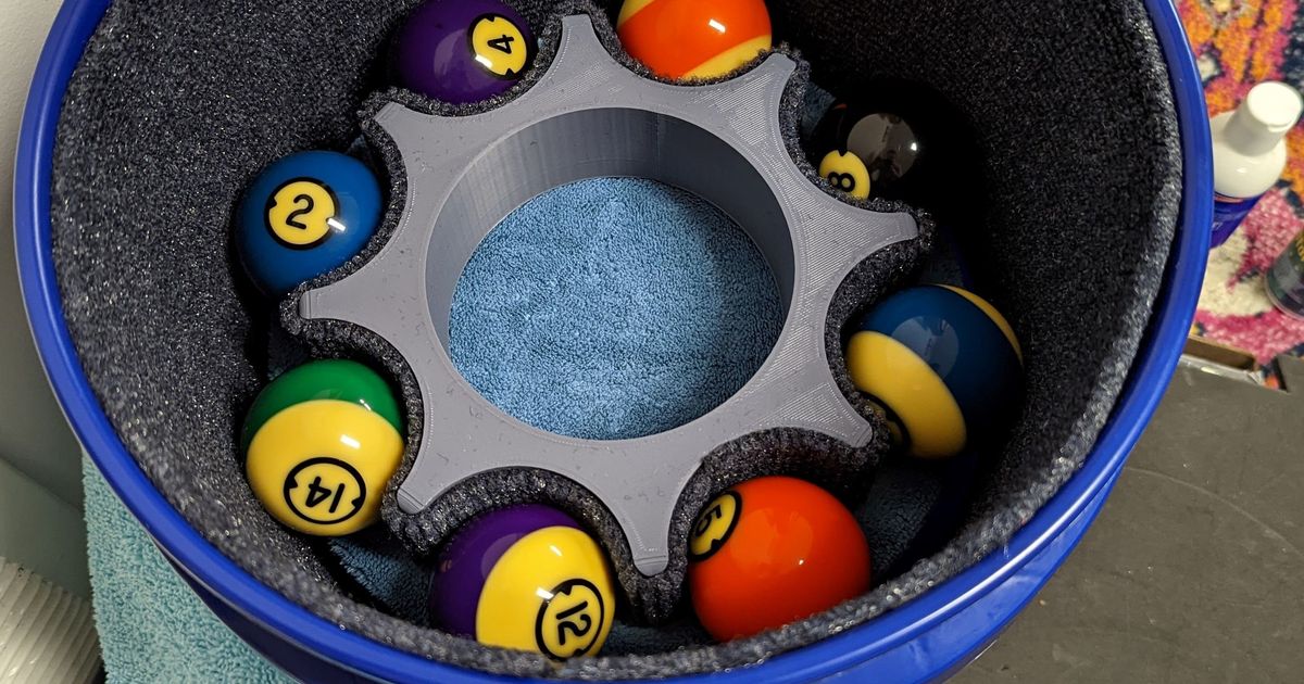 diy pool ball cleaner