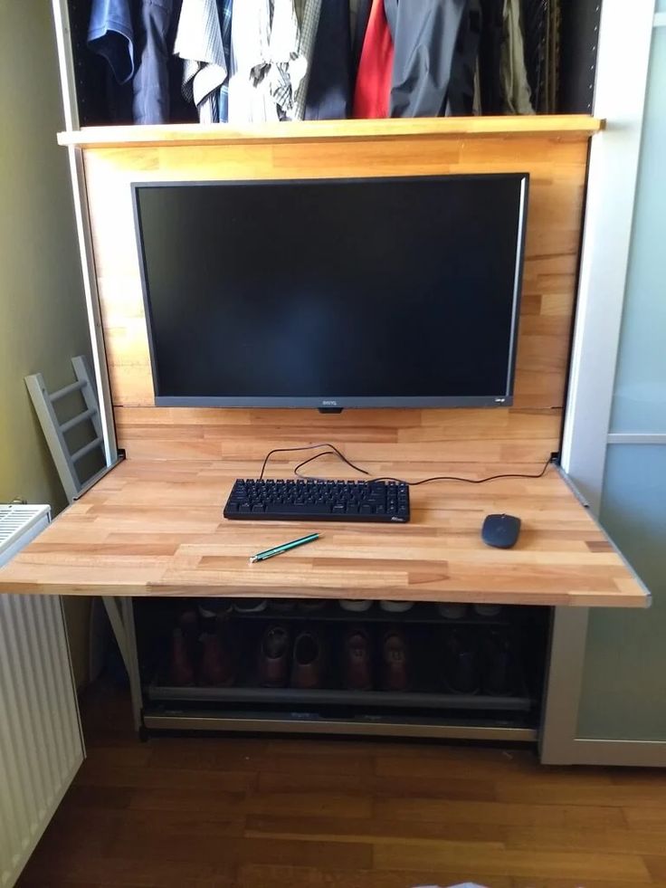 fold away desk ikea