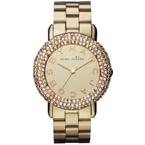 marc jacobs gold watch