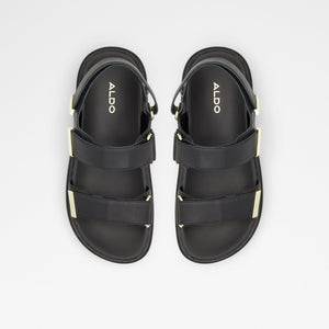 aldo black sandals