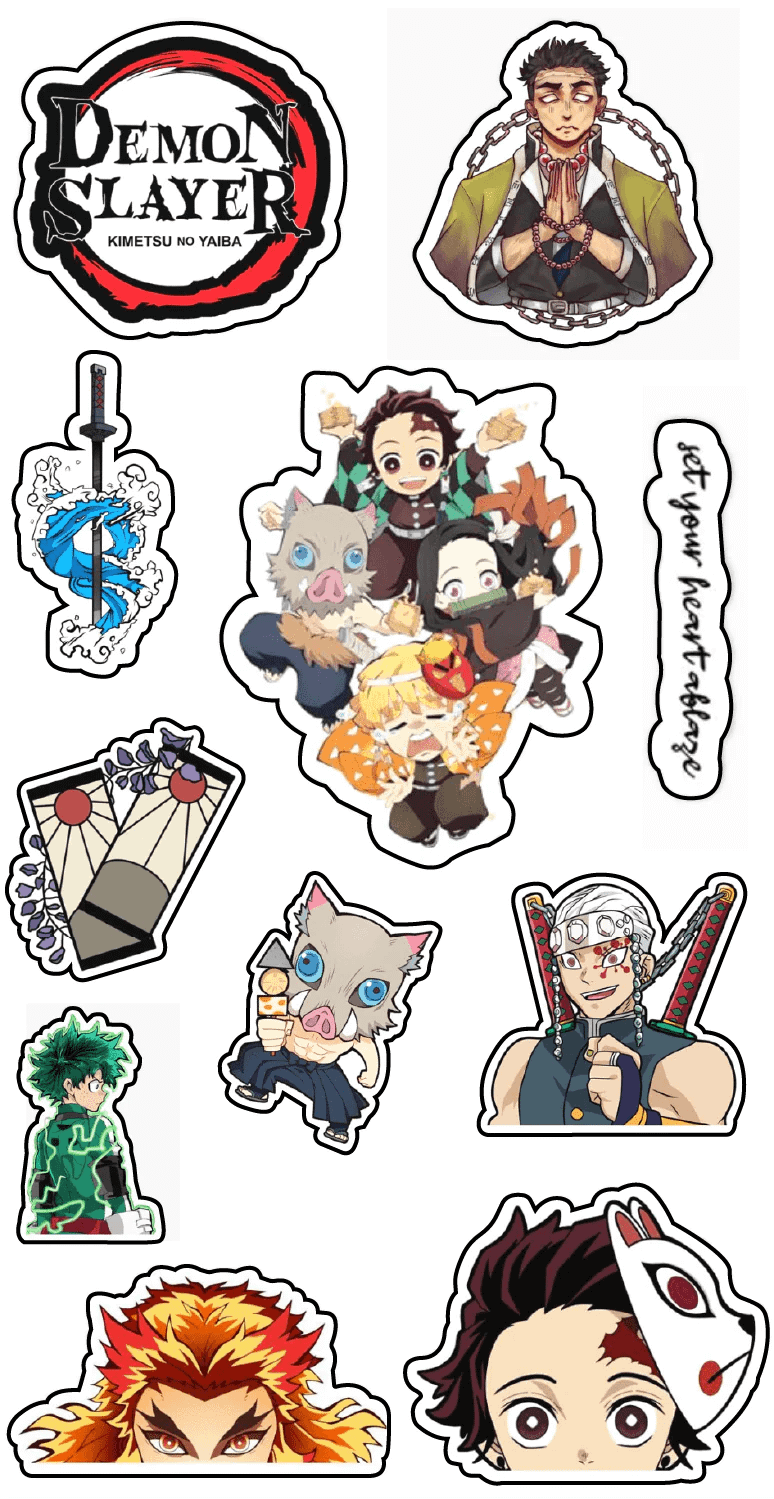 demon slayer stickers