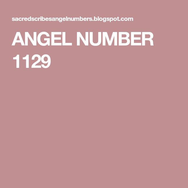 1129 angel number