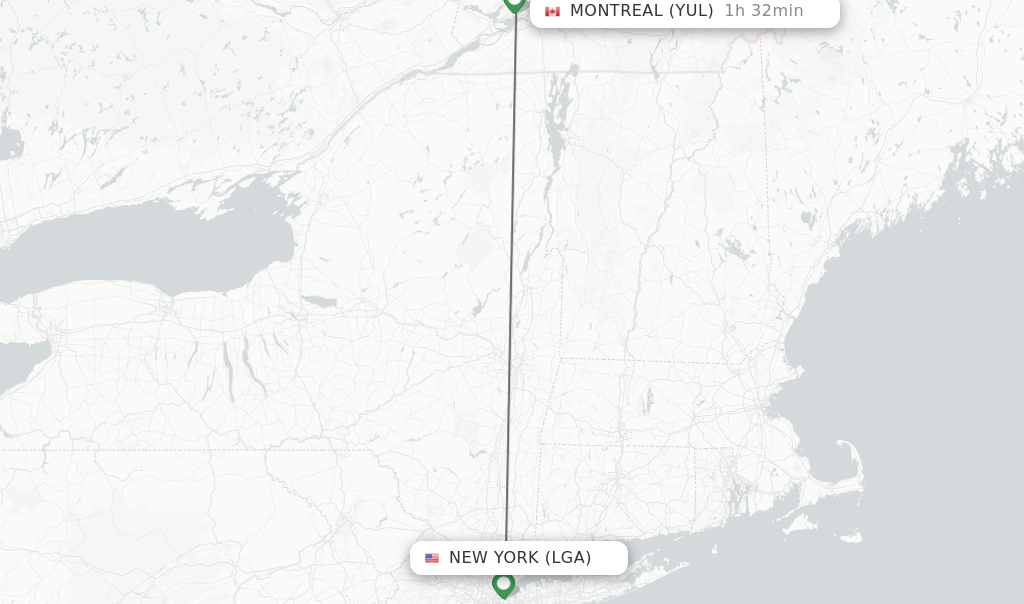 flights yul to lga