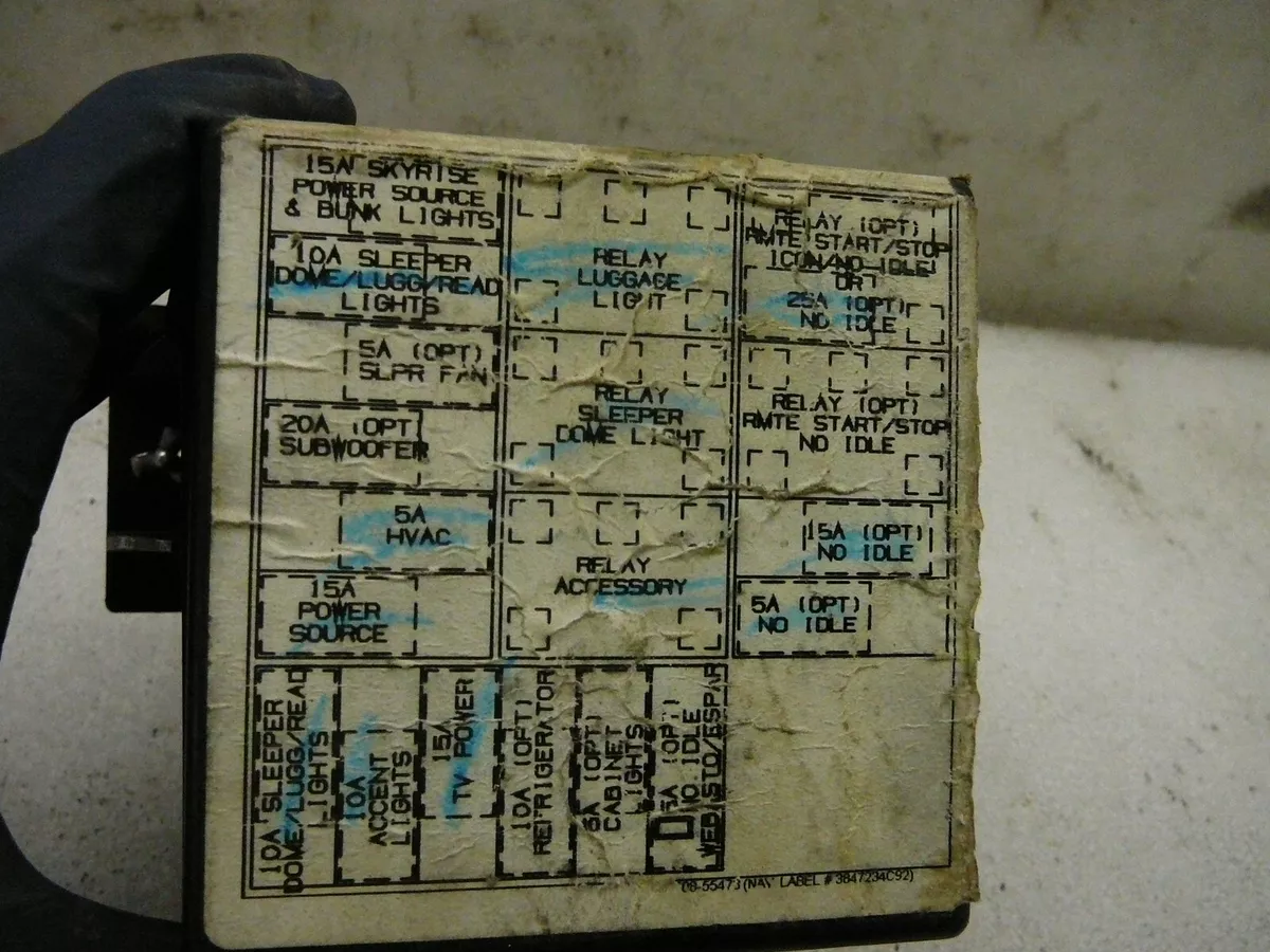 international prostar fuse box diagram