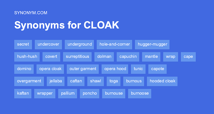 cloaking synonym