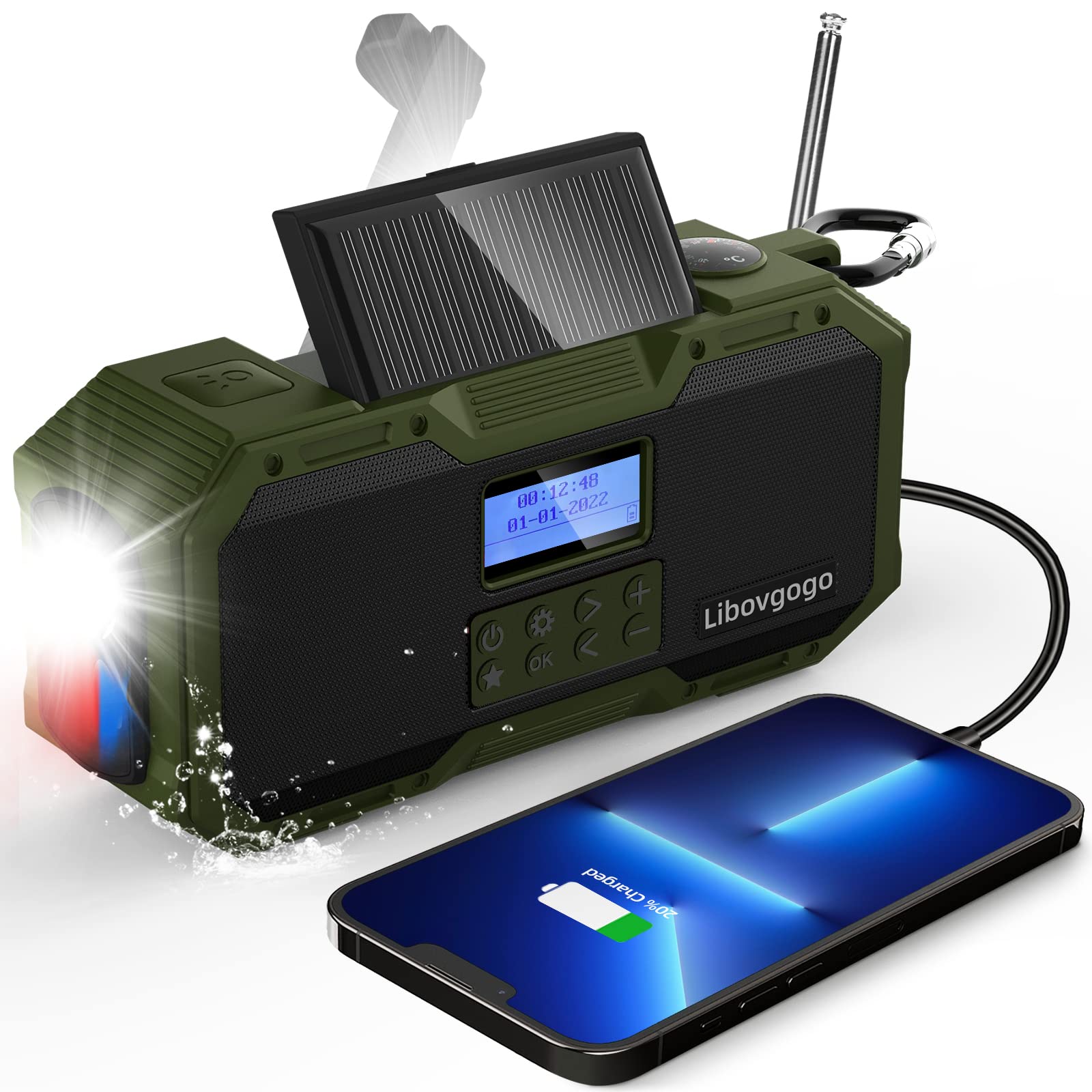 waterproof dab radio