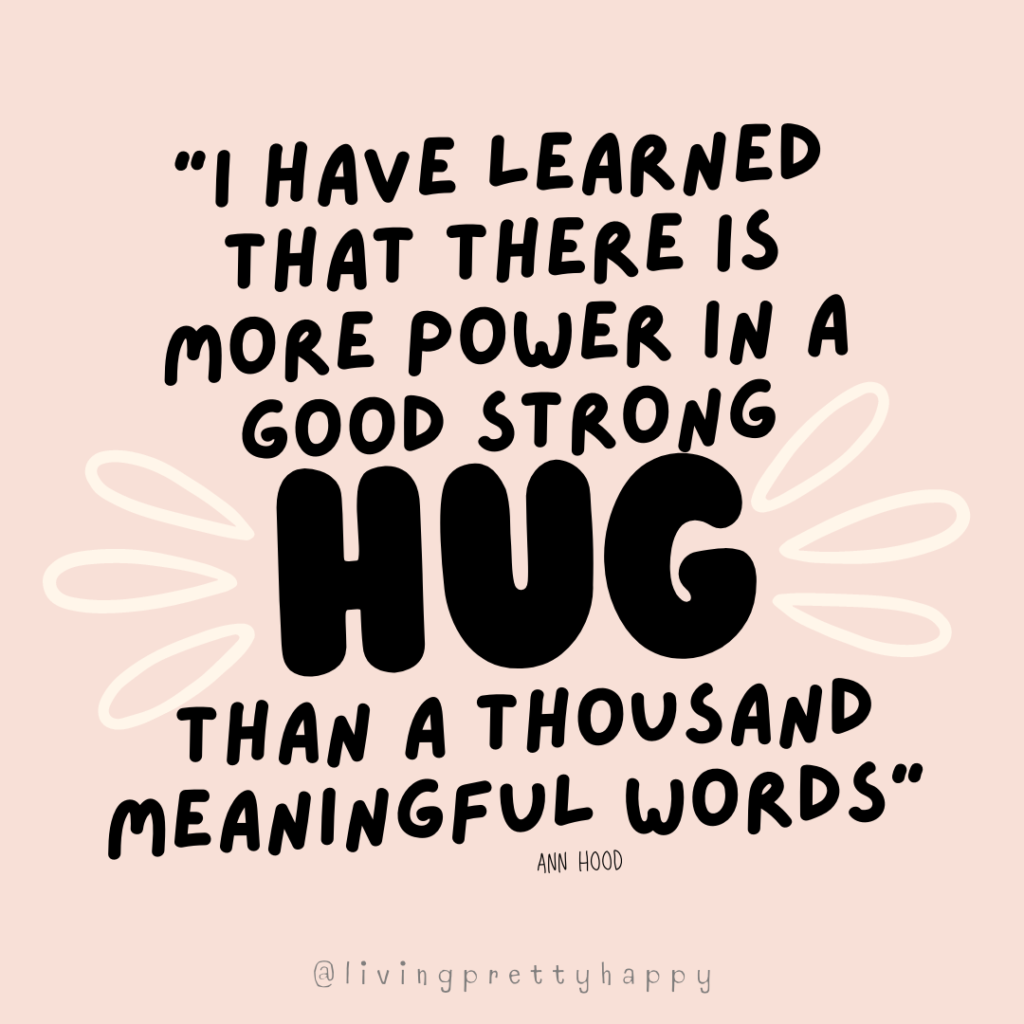 quotes about a hug