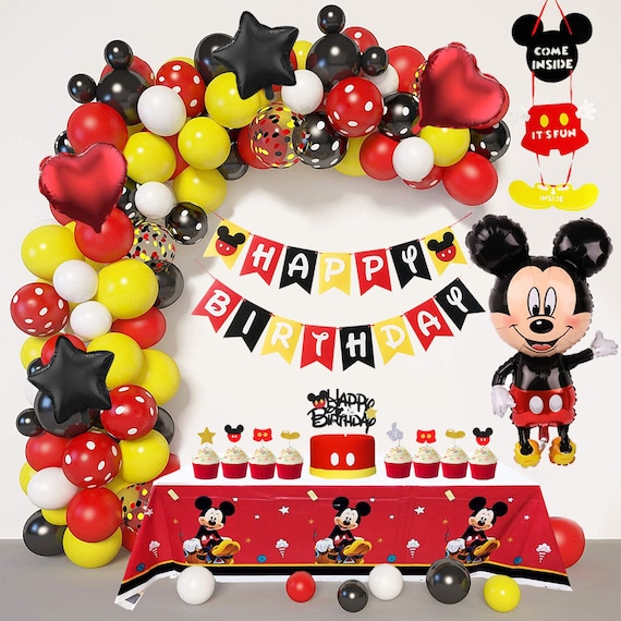 decoracion de cumpleaños de mickey mouse