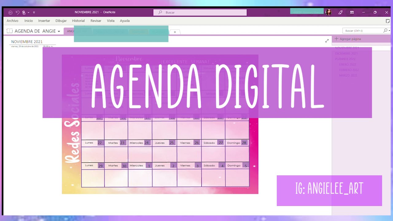 como usar onenote como agenda