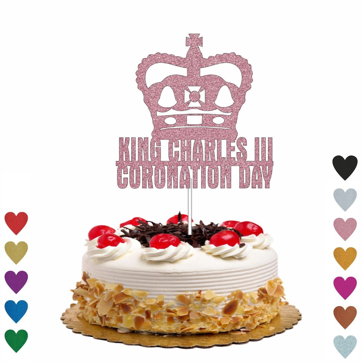 king charles cake topper