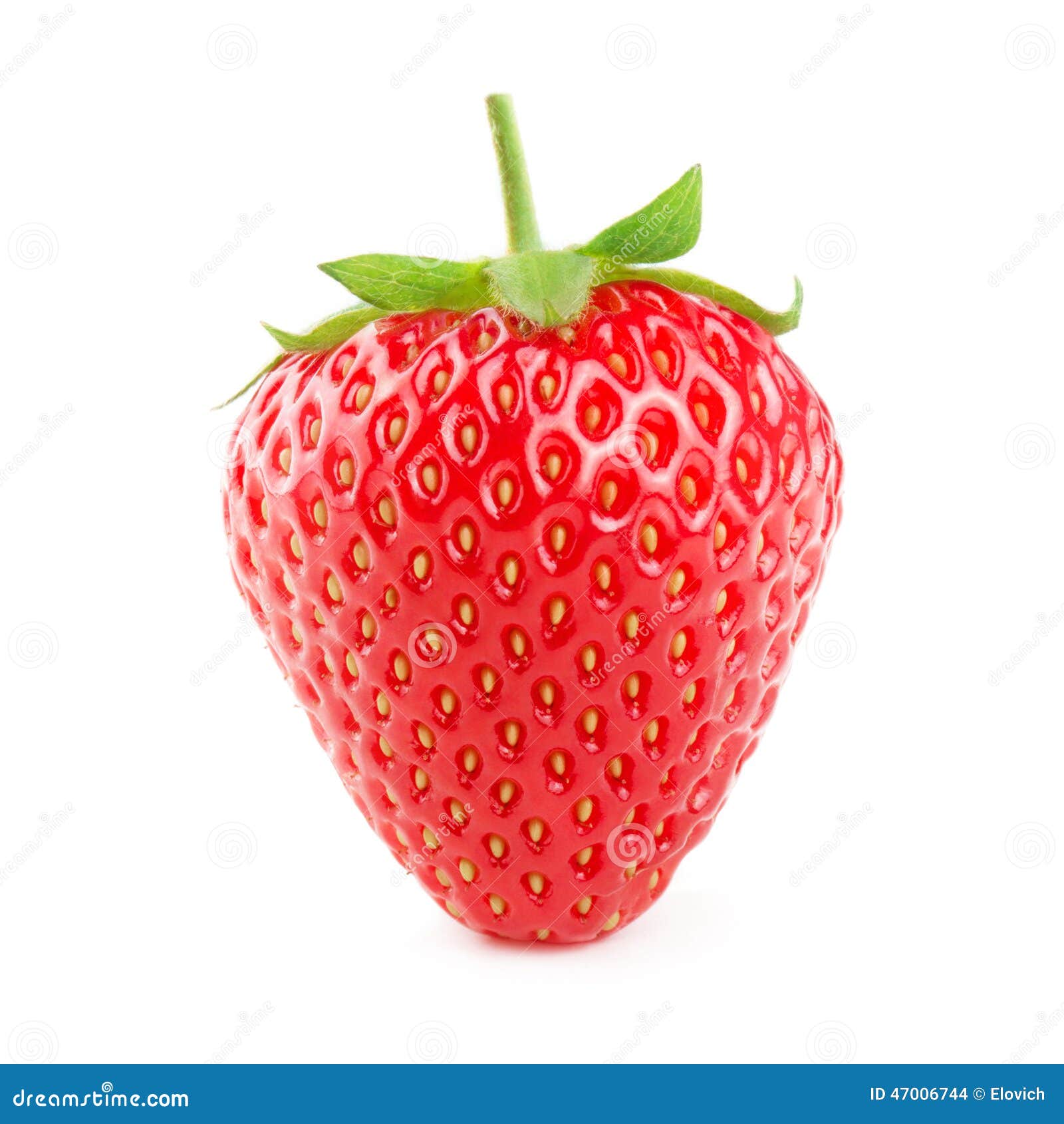 strawberry on white background