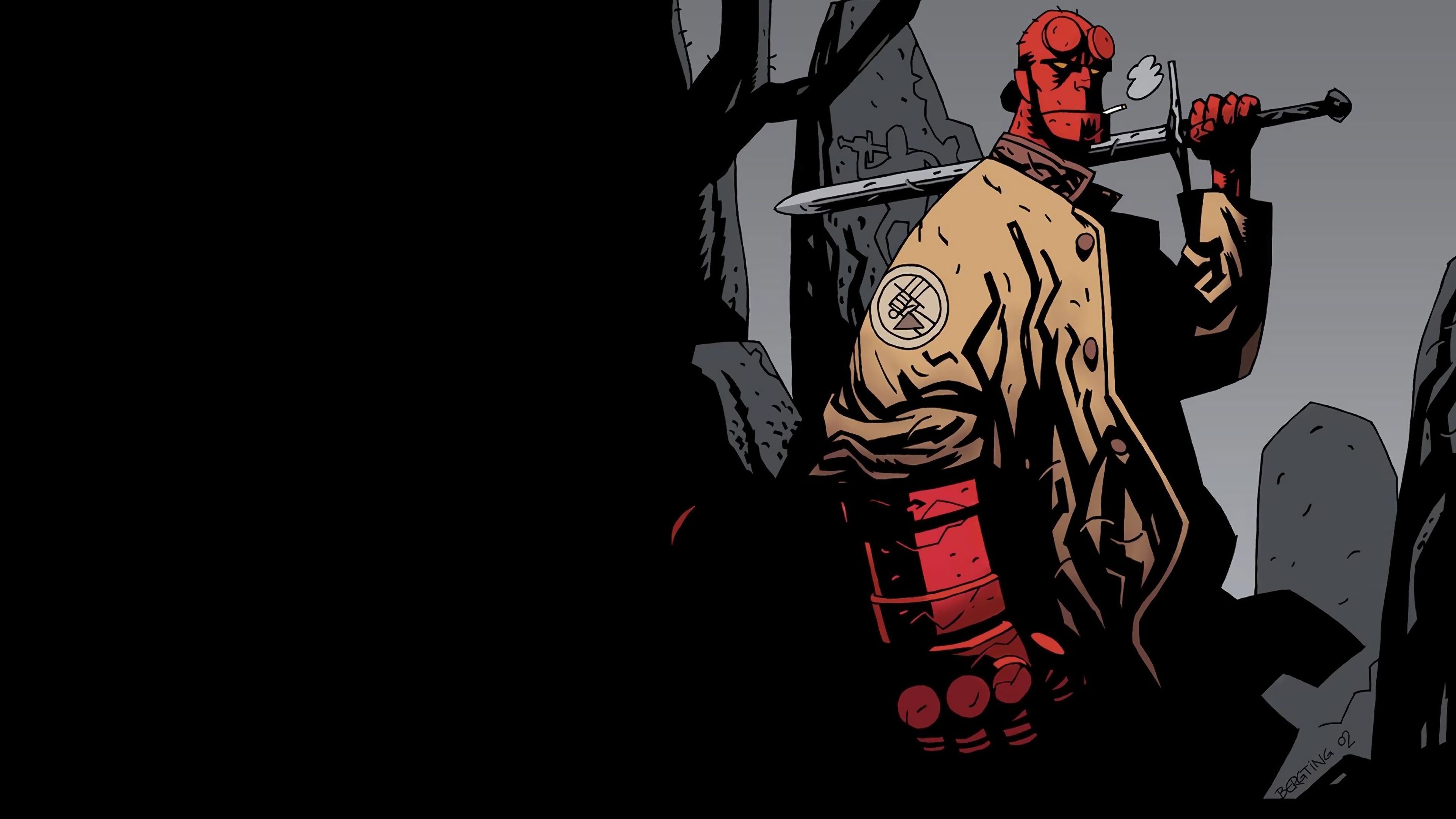 hellboy comic wallpaper