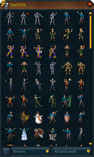 rs3 overhead emotes