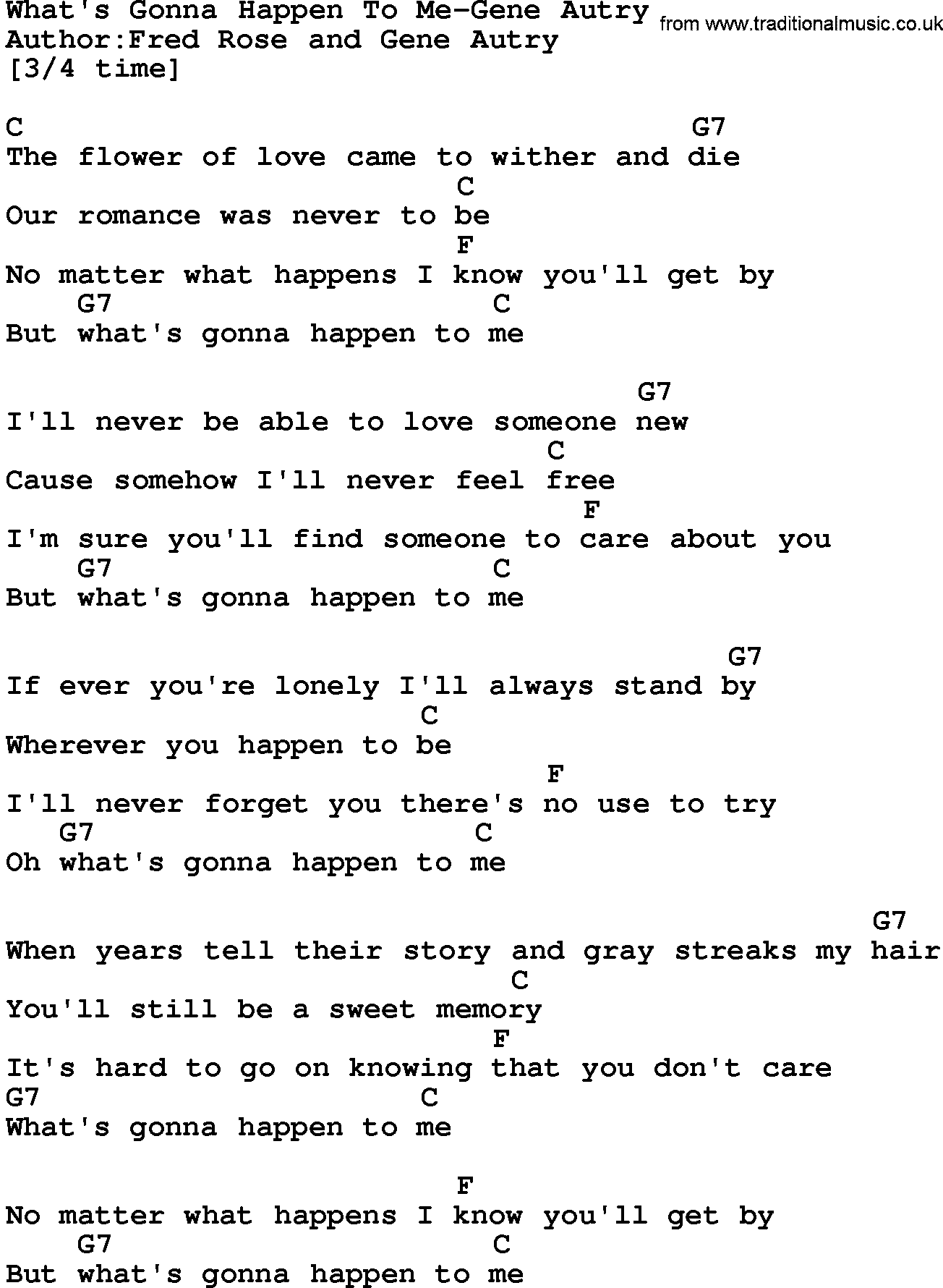 whats gonna happen lyrics