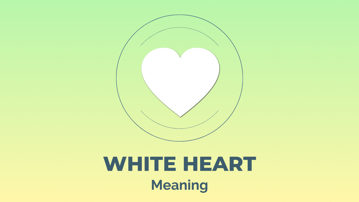 what does a white heart emoji mean