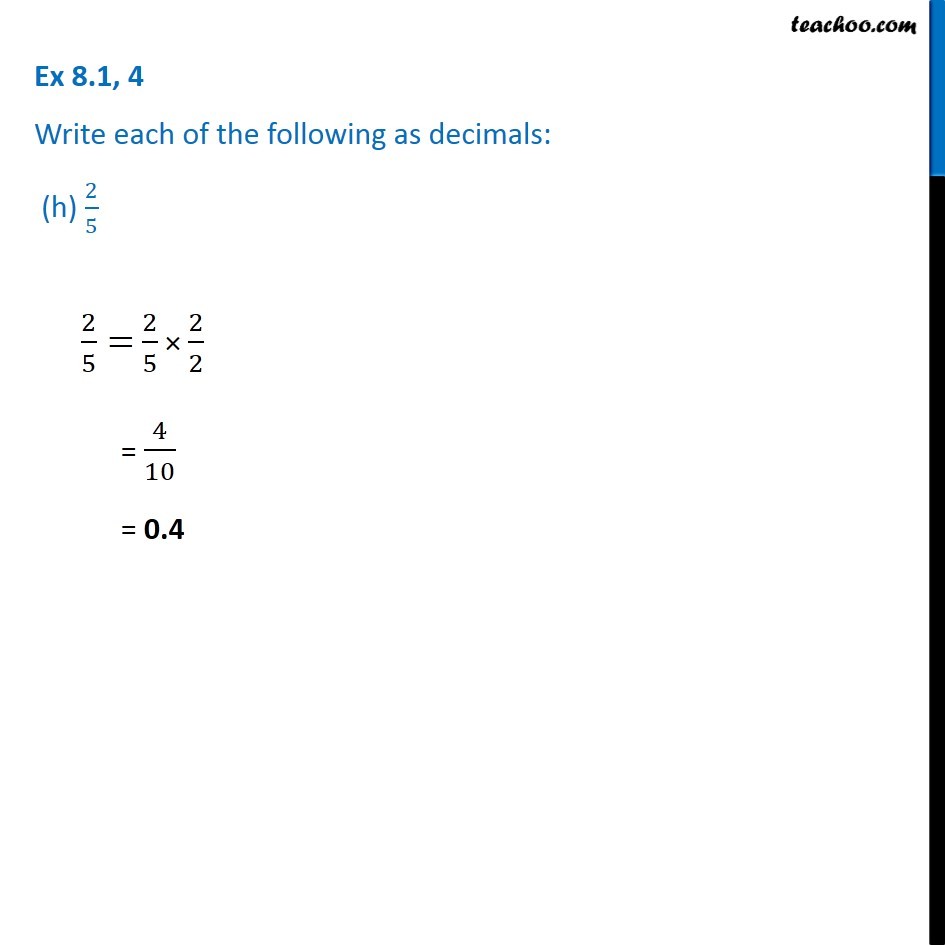 what is 2/5 in a decimal