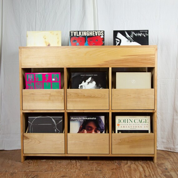 vinyl record storage cabinet