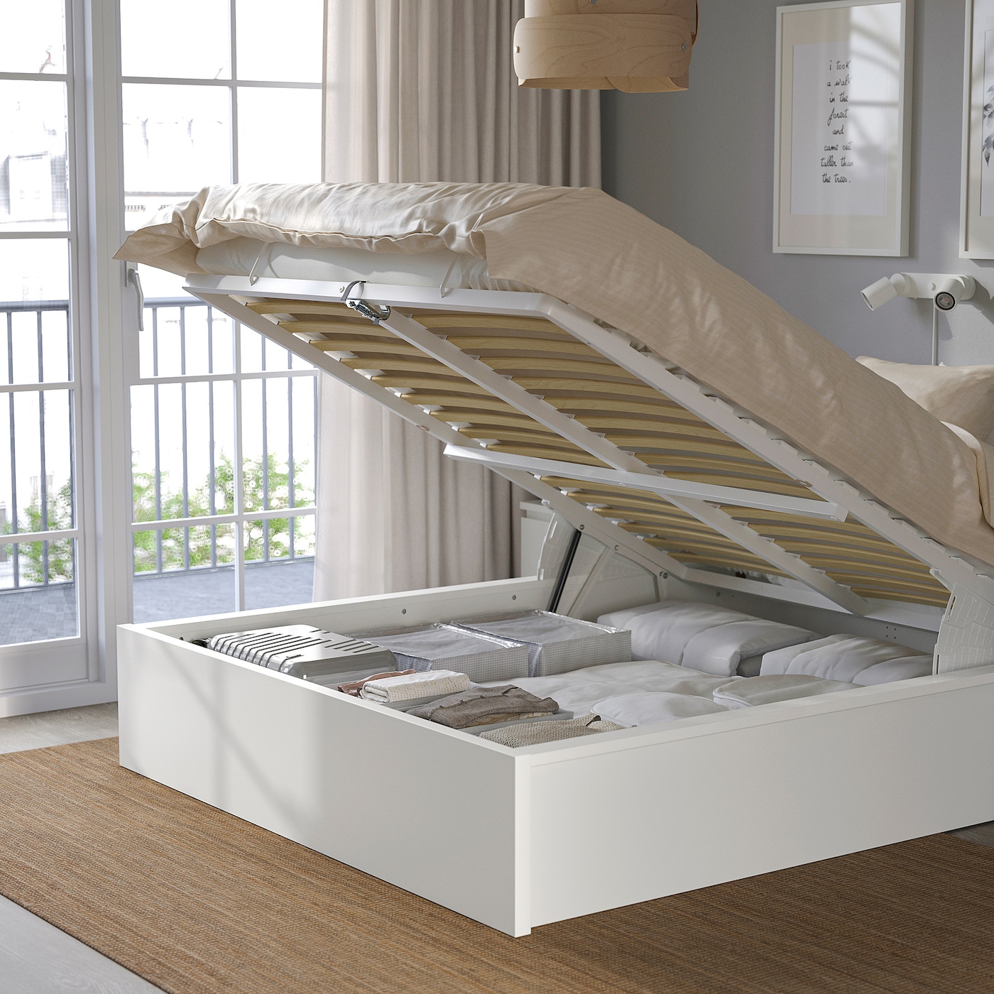 ikea storage bed frame