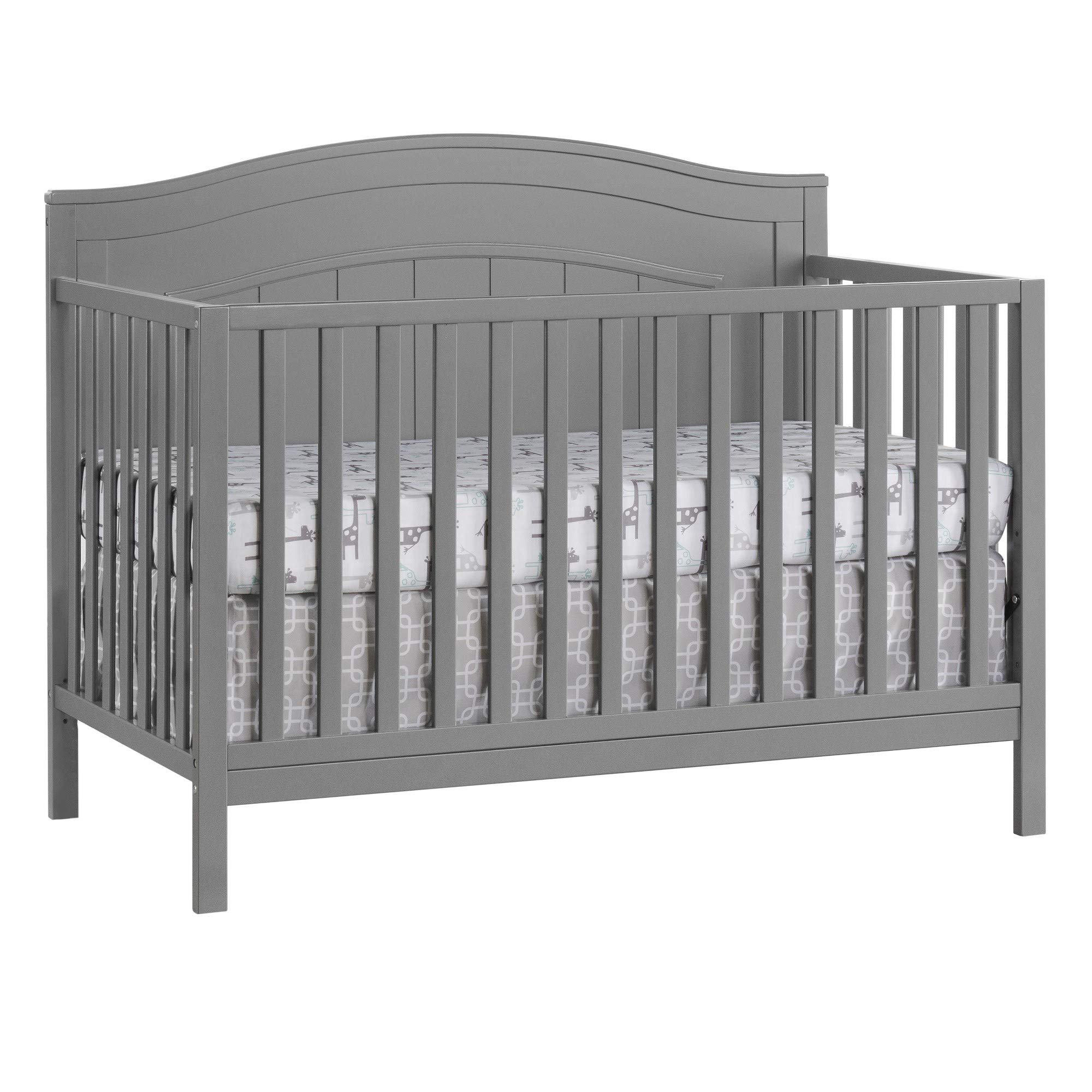 gray crib