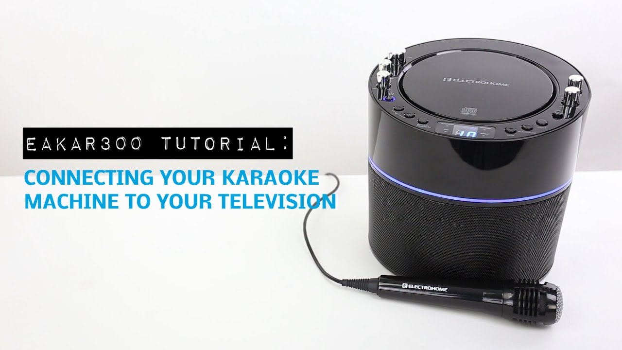 karaoke machine that connects to tv