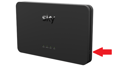 sky router wps button