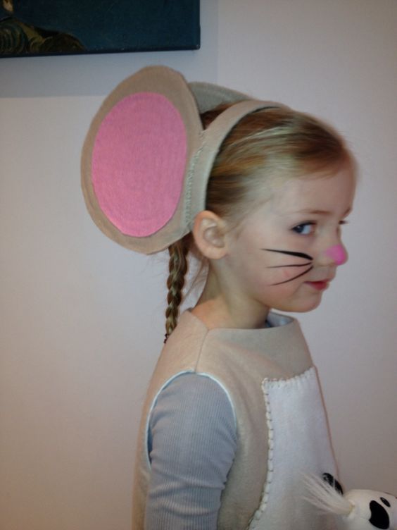 diy brown mouse costume