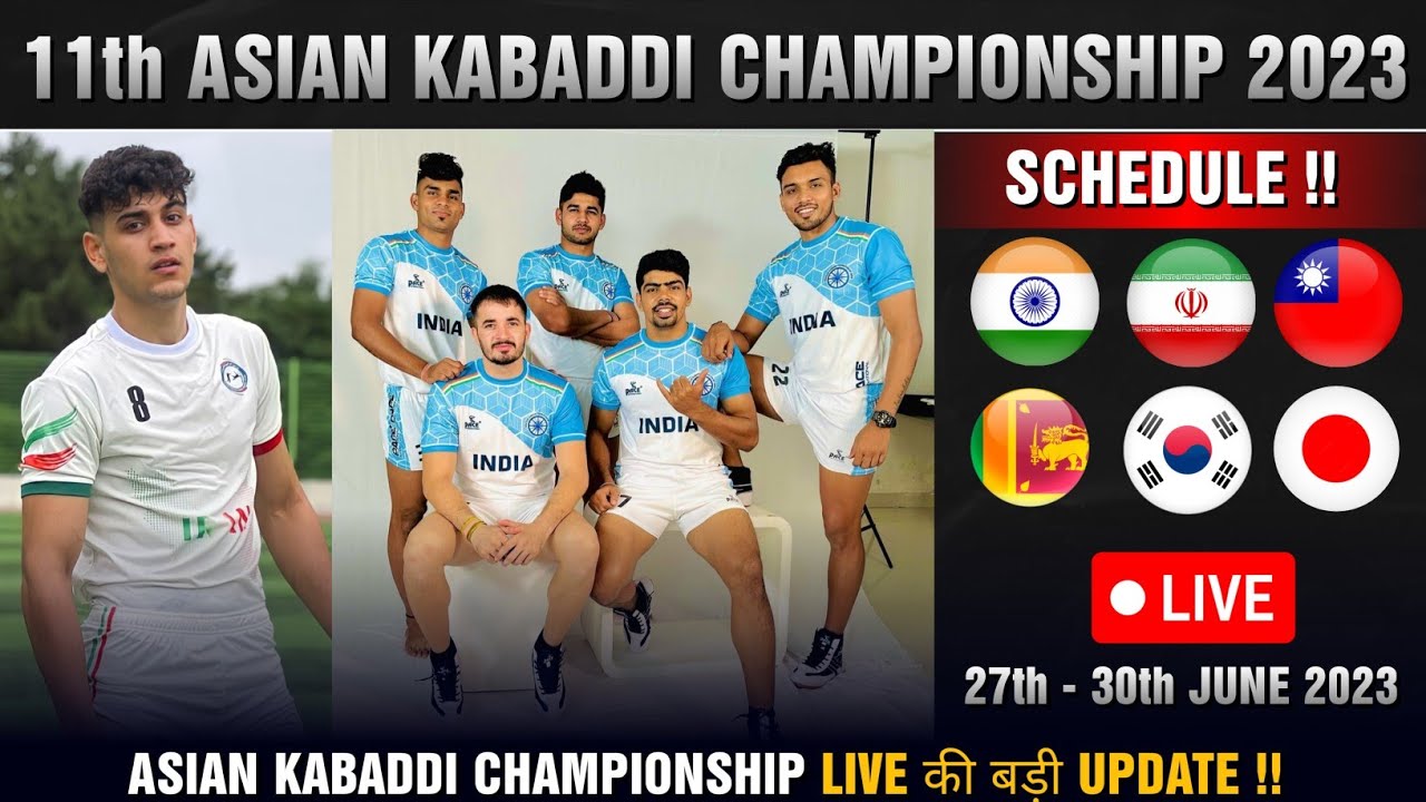 asian kabaddi championship 2023 live streaming channel in india