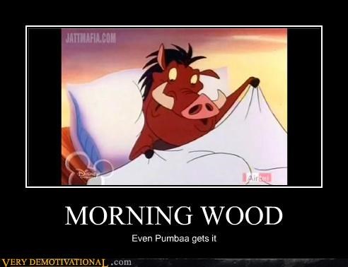 morning wood meme