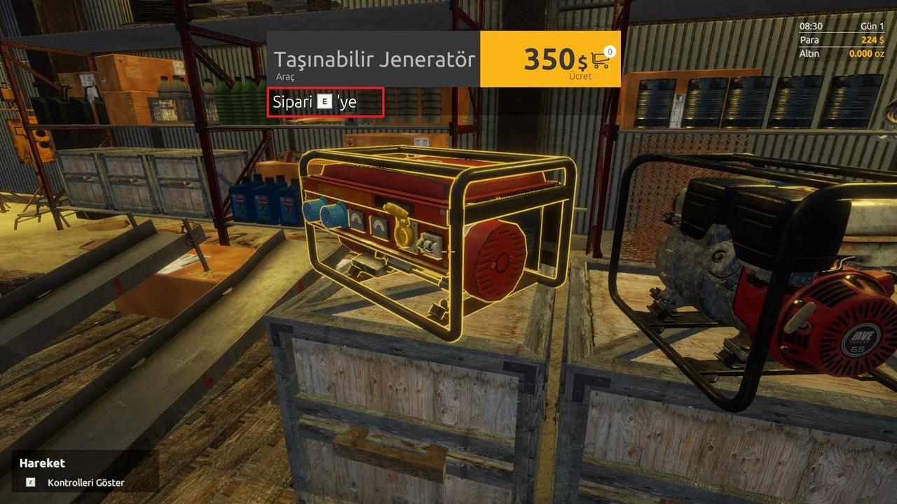 gold rush türkçe yama