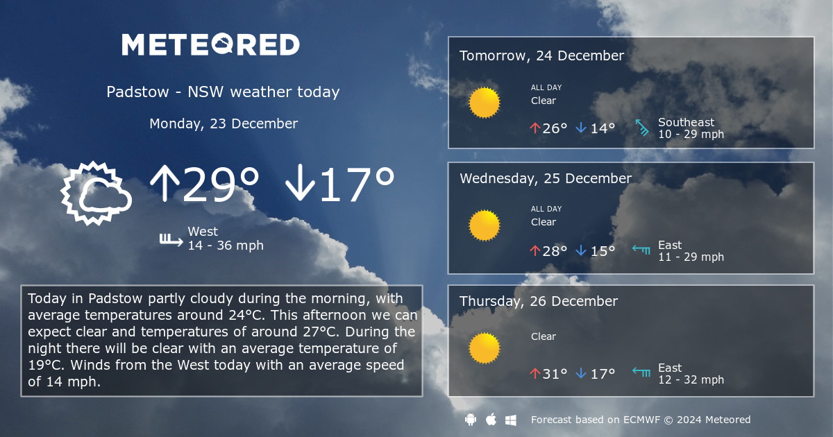 14 day weather padstow