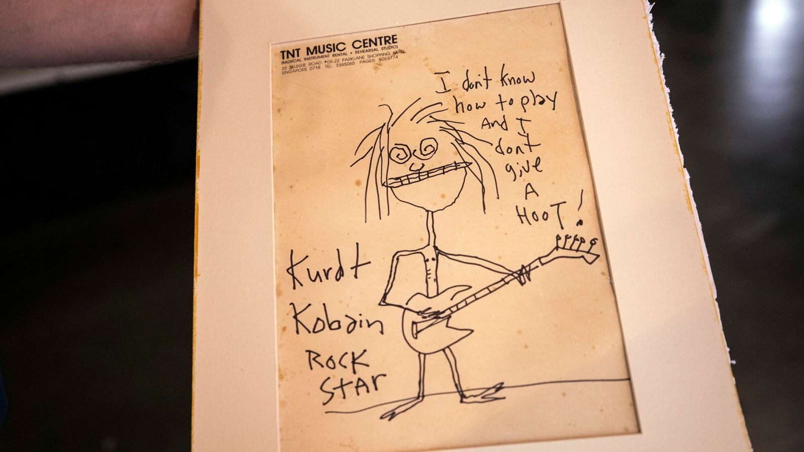 kurt cobain drawings he did