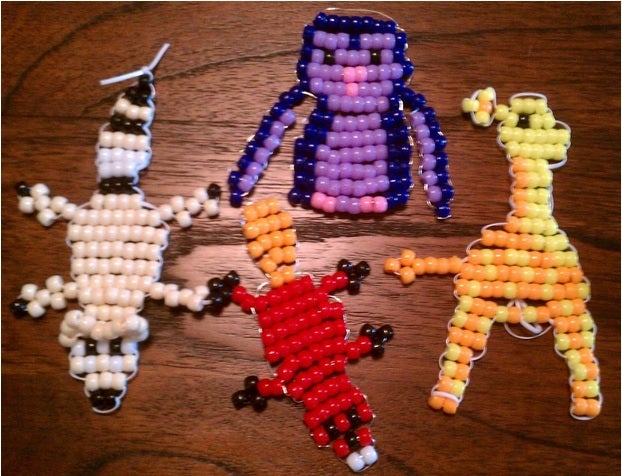 beaded animals