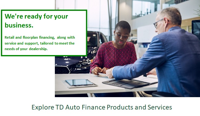 tdautofinance.com login