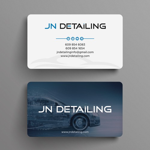 car detailing business cards