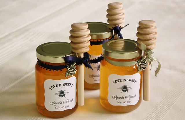 honey jar wedding favors