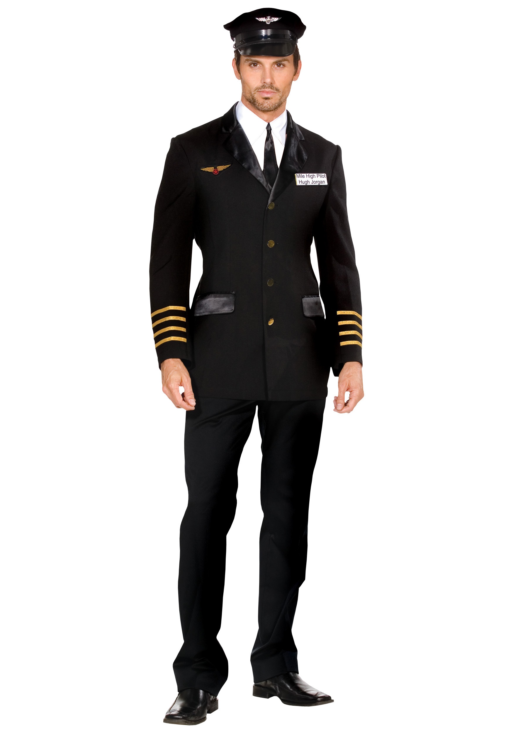 male flight attendant costume