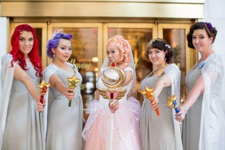 sailor moon themed wedding