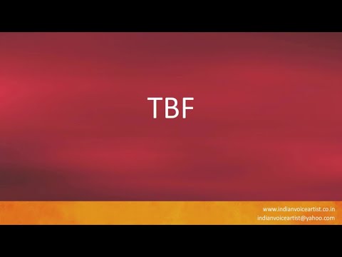 tbf meaning in text