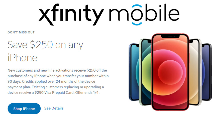 xfinity mobile promo code existing customer