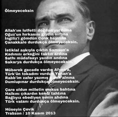 atatürk ün hayatını anlatan şiir