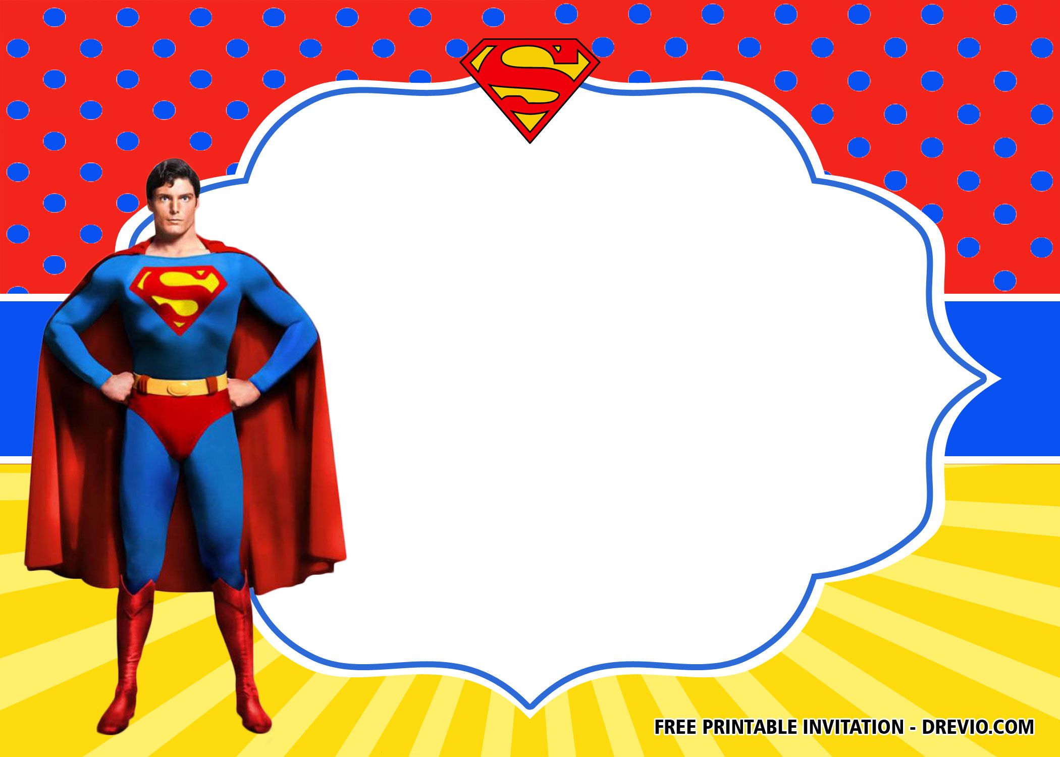 birthday background superman