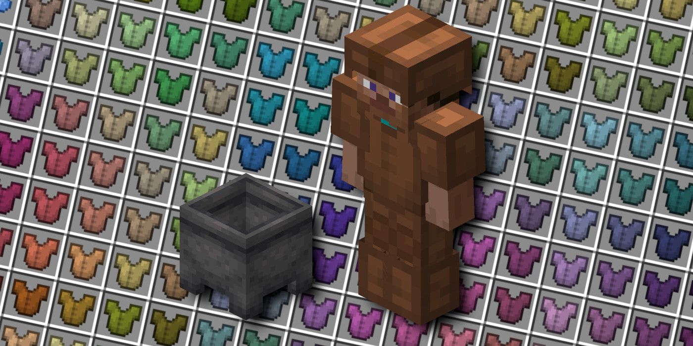 how to dye armor in minecraft