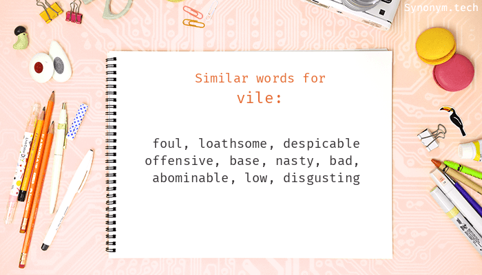 vile synonyms