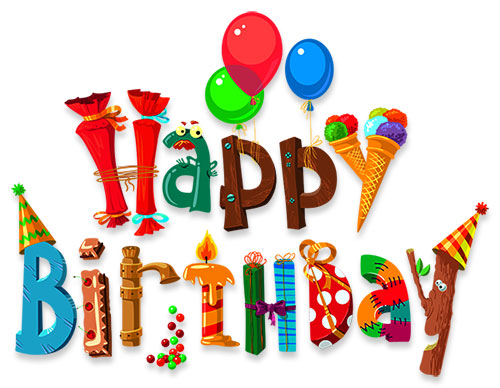 happy birthday clipart