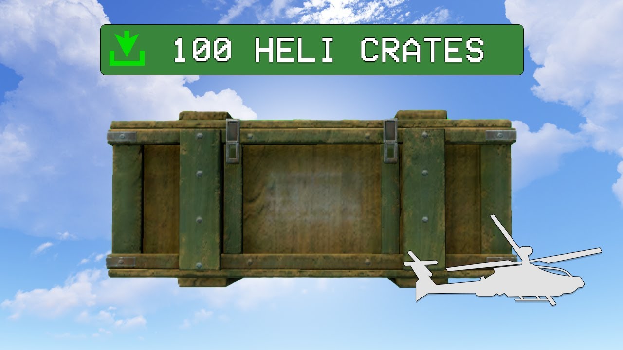 rust helicopter loot