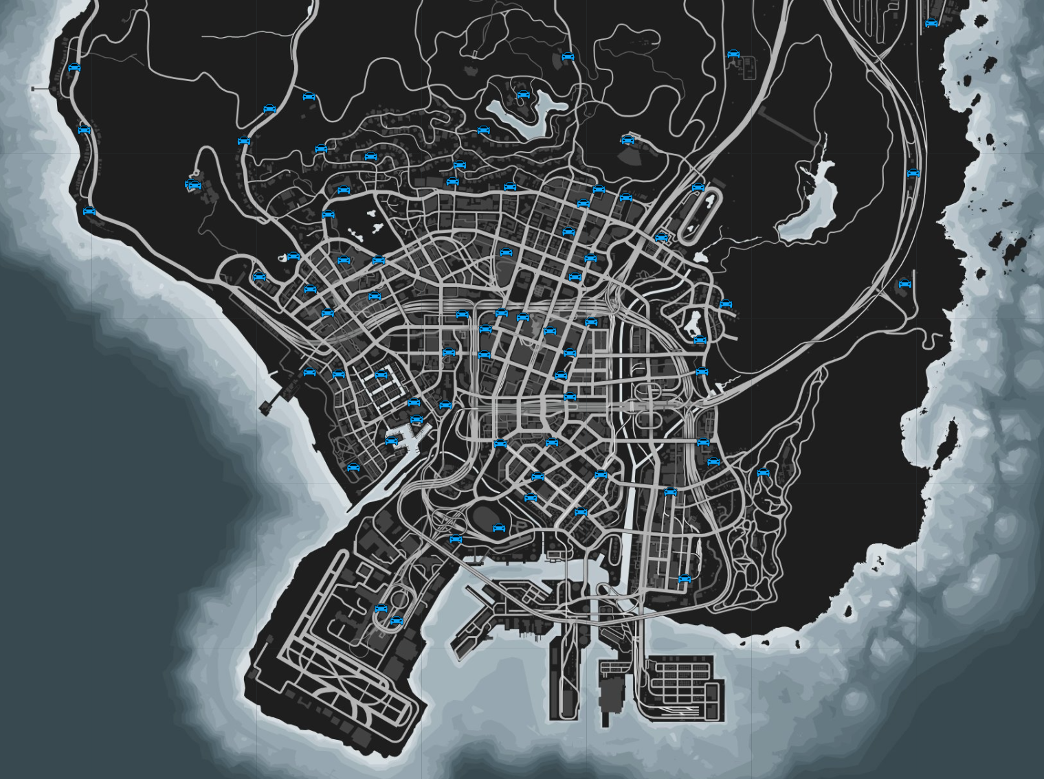 gta 5 car locations ps4