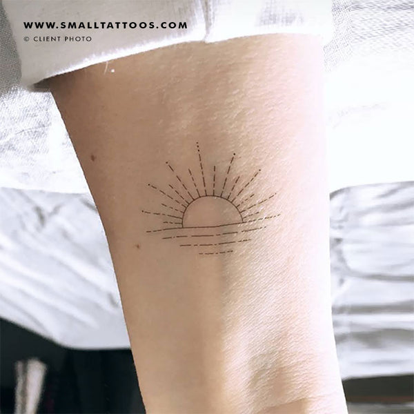 sunset tattoo meaning