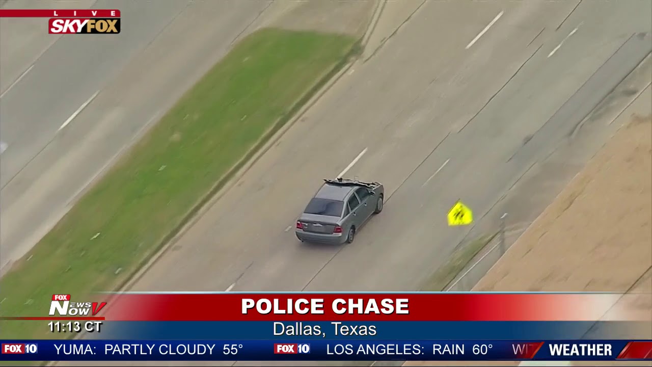 police chase dallas texas today